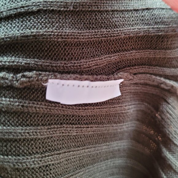 Michel Studio Forest Green Rib Knit Turtle Neck Sweater Long Sleeve 2X - Picture 6 of 11